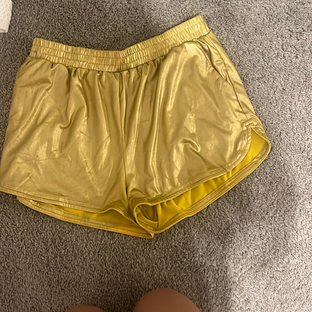 Gold shorts